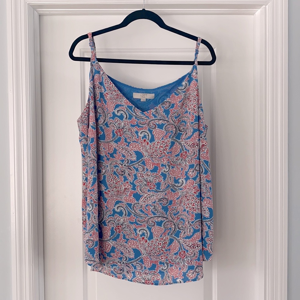 Loft Plus Paisley Strappy Cami